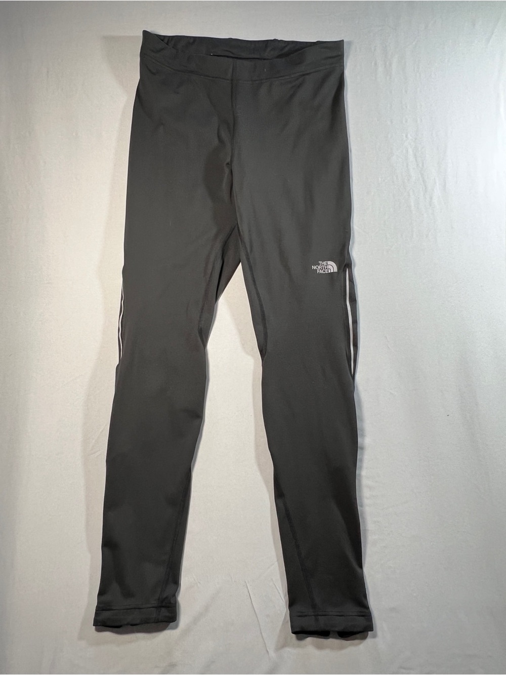 The North Face VaporWick Black Women's Track Tights with Reflective Trim-Size M